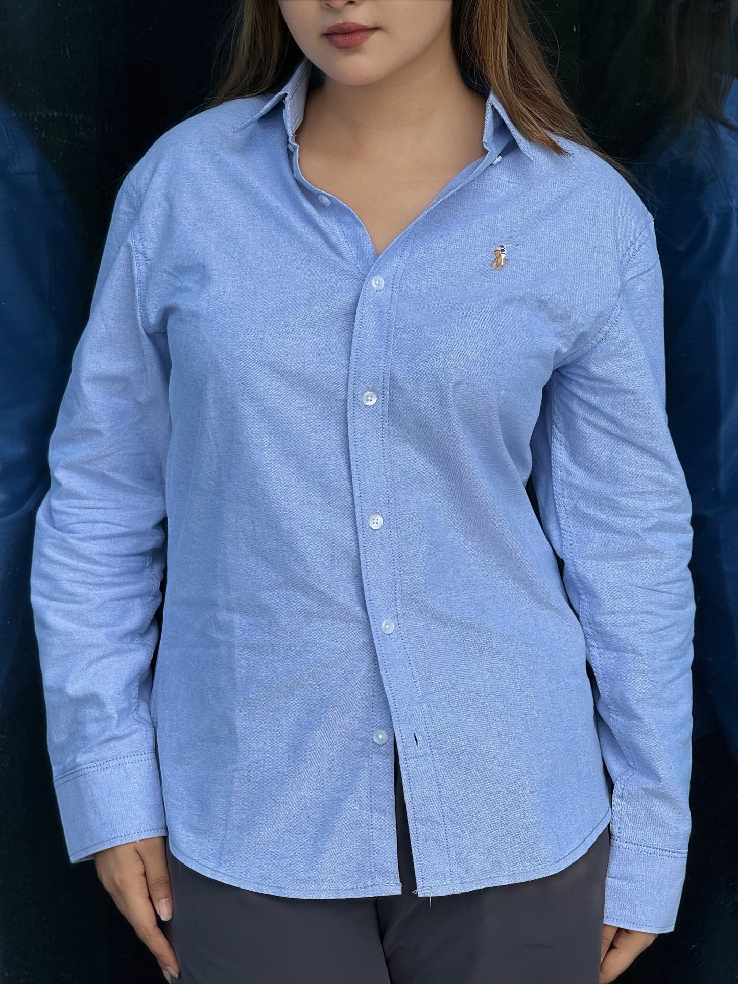 Oxford full sleeve shirt - Sky Blue